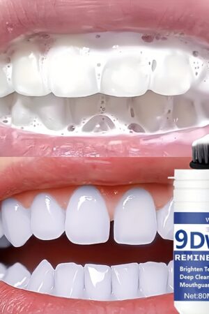 9D White Remineralizing Hydroxyapatite Tooth Powder, Tooth Whitening Powder, Deep Cleaning, Fresh Breath, Ideal for Oral Health & Hygiene Gift for Women Men, Breath Freshener, Toothpaste, Tooth Cleaning Powder for Daily Life