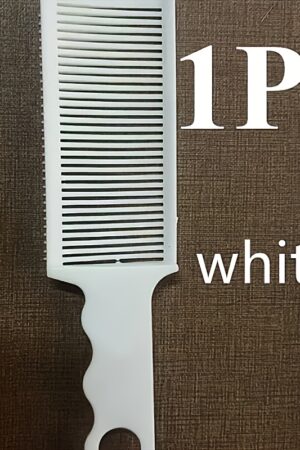 professional hair fading comb heat resistant flat top - Temu United Kingdom - Color : white - Quantity : 1pc